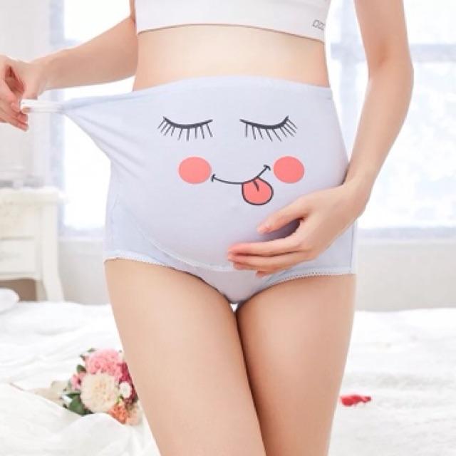 Quần Lót Nữ Cotton Kháng khuẩn Cạp Cao Mẹ Bầu Xuất Hàn Thời Trang  ( Q : 002 ) Hàng Loại Đẹp