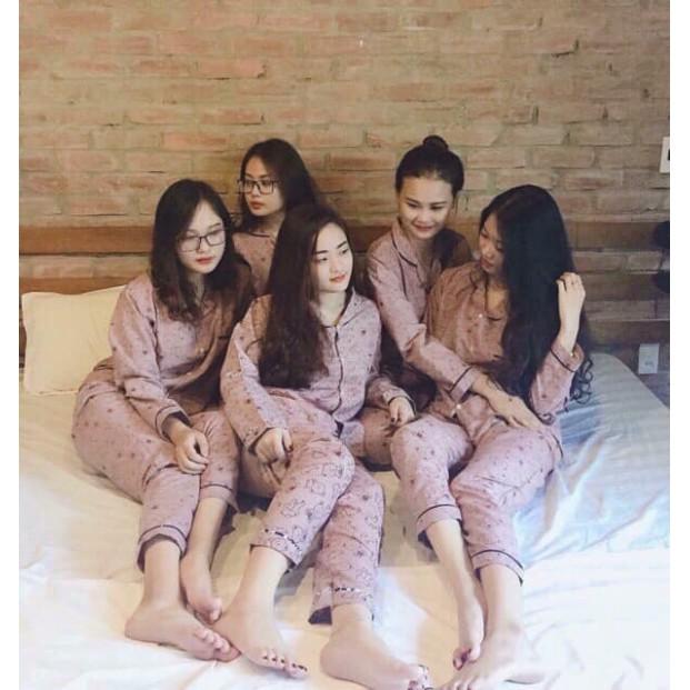 Bộ ngủ pijama tay dài quần dài