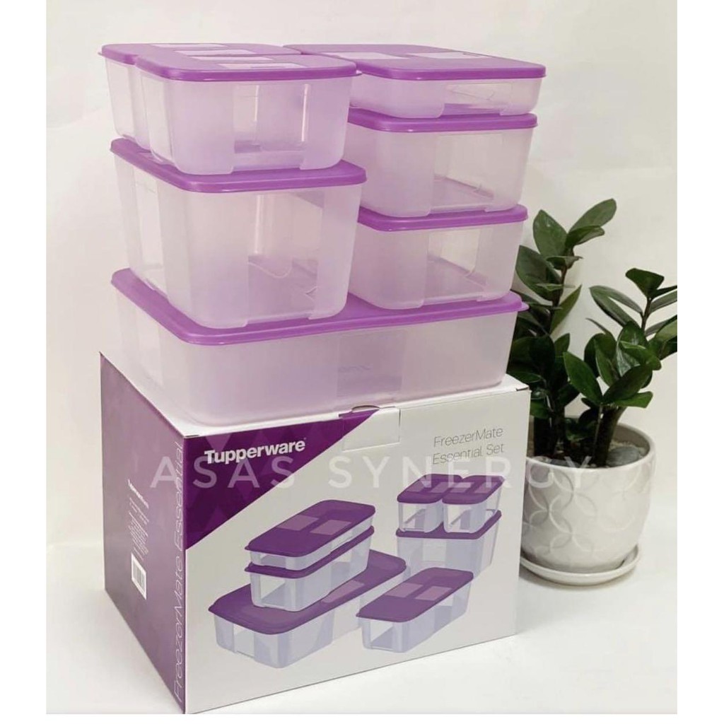 HỘP BẢO QUẢN THỰC PHẨM NGĂN ĐÔNG ESSENTIAL SET 7 TUPPERWARE