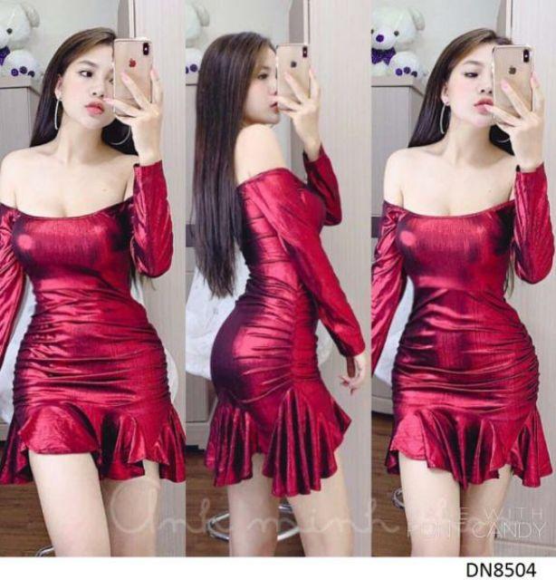 Đâm bẹt vai đuôi cá da nhũ sexy