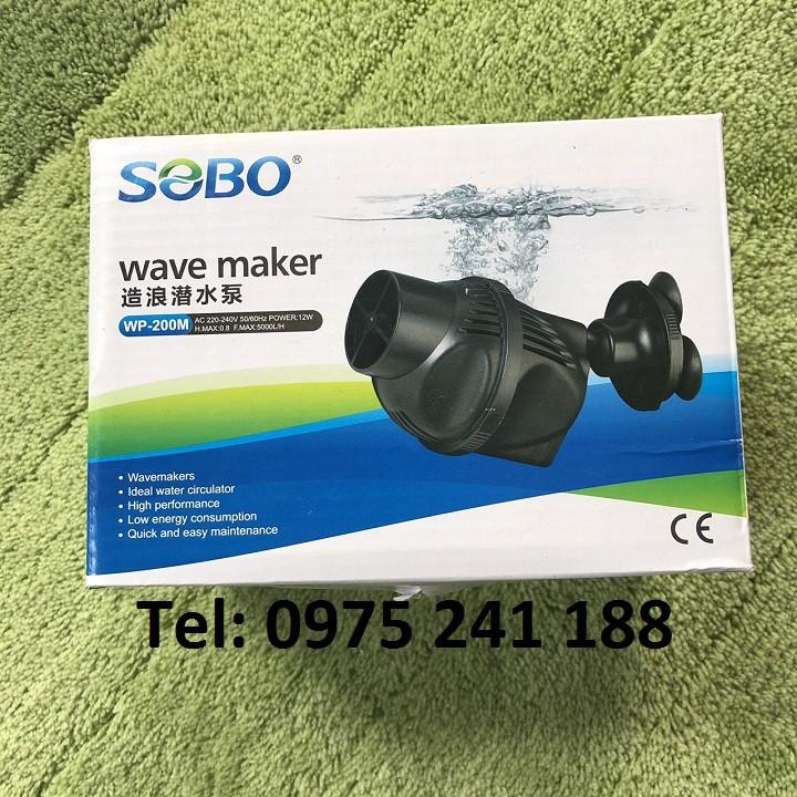 Máy thổi luồng tạo sóng hồ cá Sobo WP 200M 12W, thổi xa 80cm