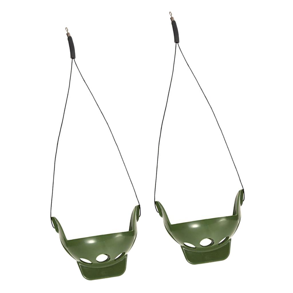 2 Pack Carp Fishing Feeder Bait Cage Fishing Trap Basket Feeder Holder