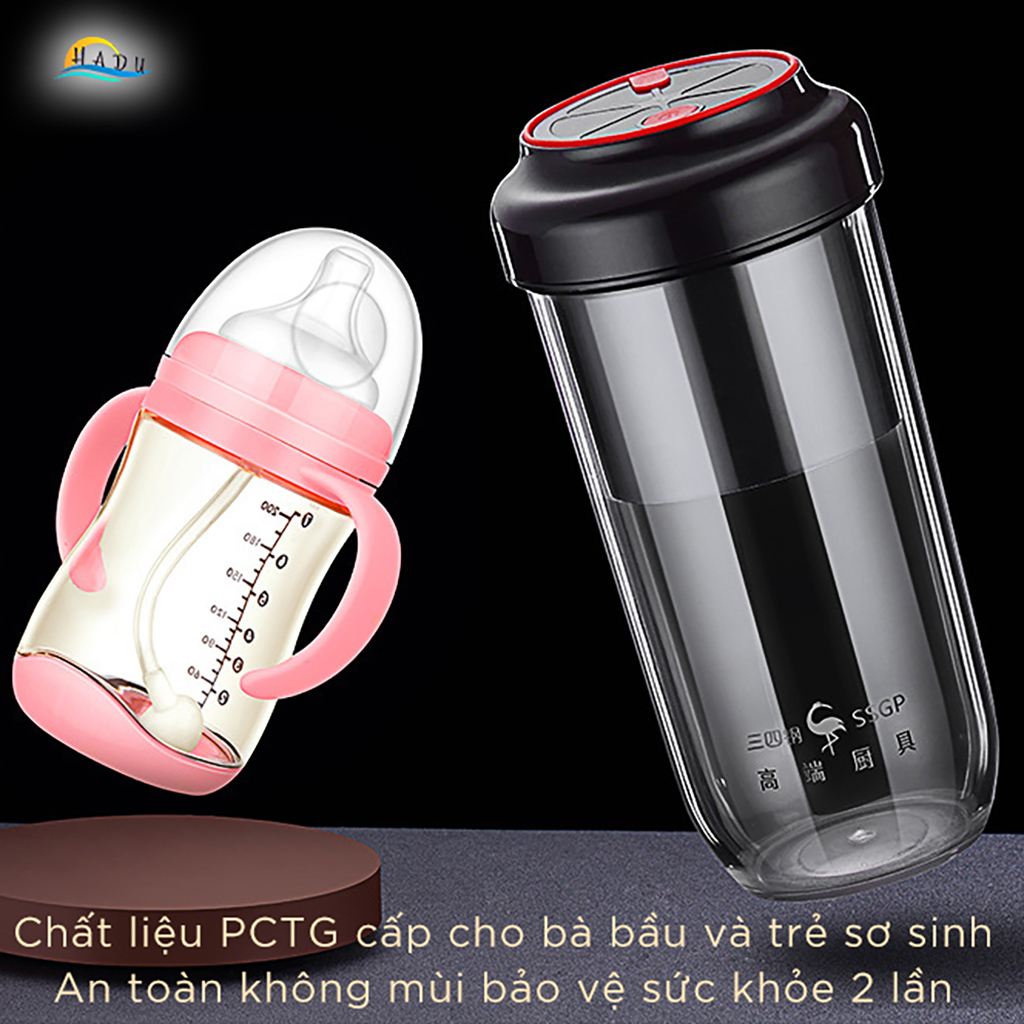 Máy Xay Sinh Tố Cầm Tay Mini 300ml Cao Cấp Sạc Điện Đạt Tiêu Chuẩn Chất Lượng Đức SSGP