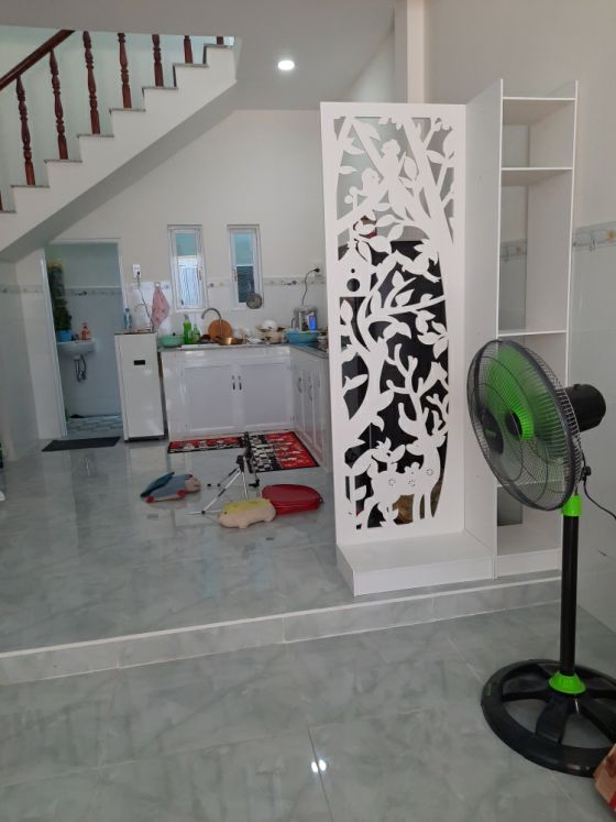 Vách Bình phong Tuần Lộc liền 01 kệ