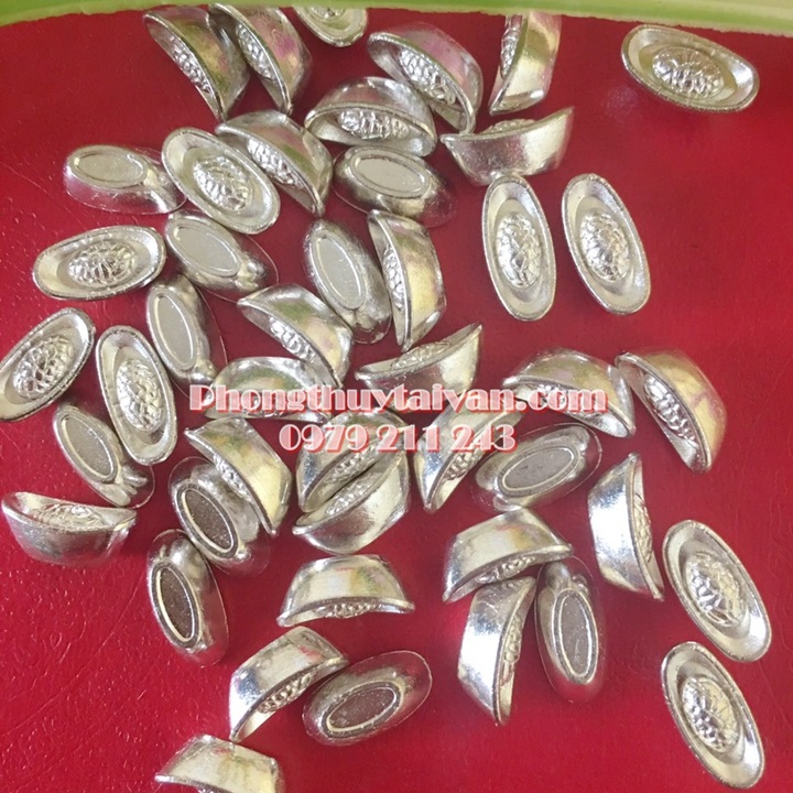 Thỏi Vàng, Bạc không chữ MiNi chiêu lộc thờ cúng