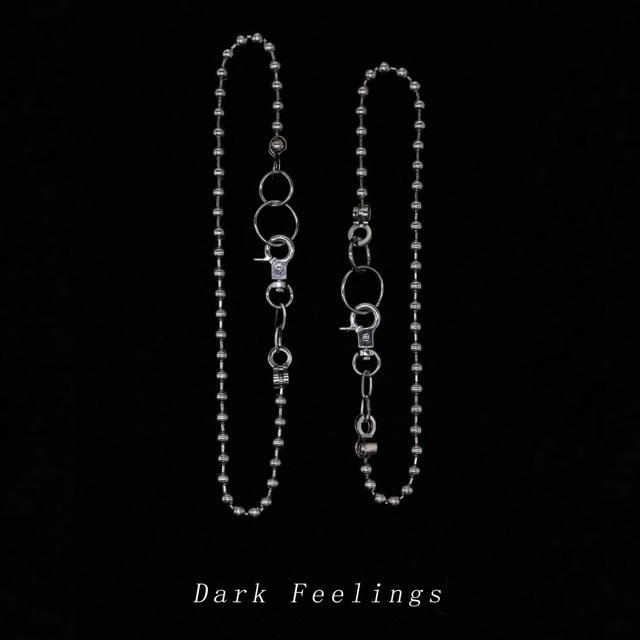 Vòng cổ unisex Vòng cổ dạng chuỗi xích phong cách punk thời thượng dành cho nữ