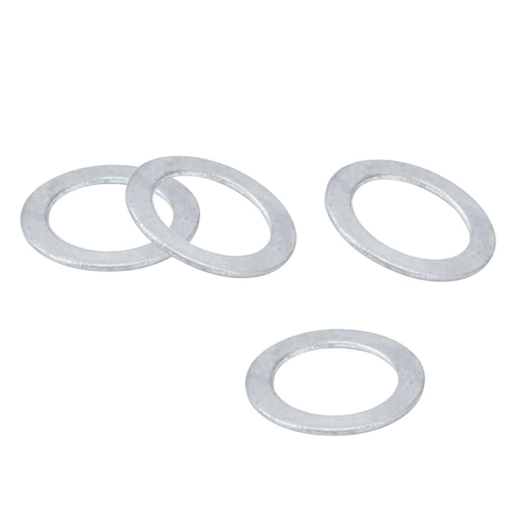 3-5pack 4x Mountain Road Bike Stainless Flat Washer Bike Pedal Gasket Spacer