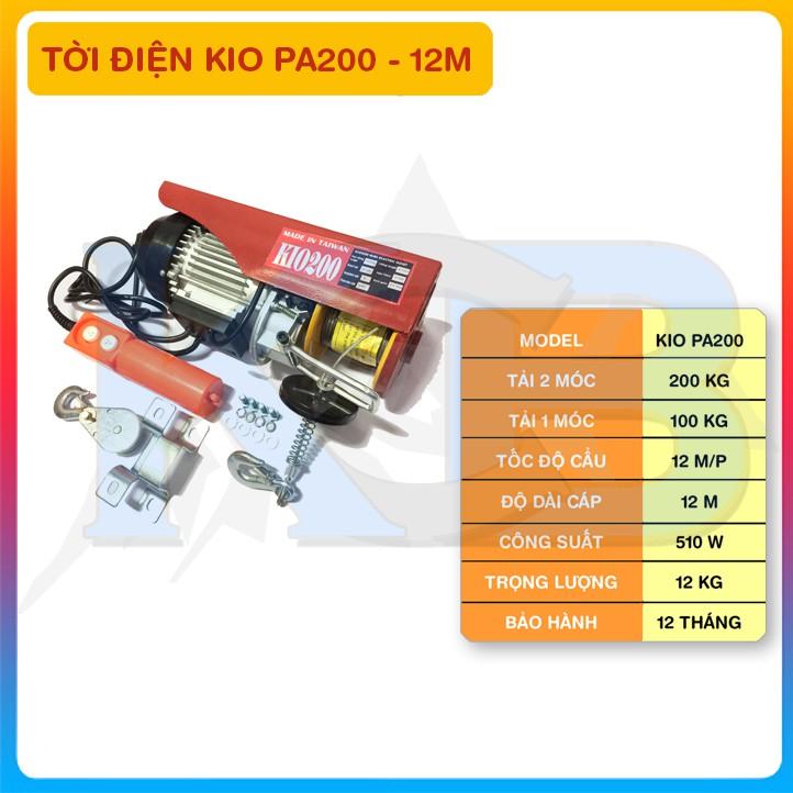 Tời Điện 510W KIO PA200