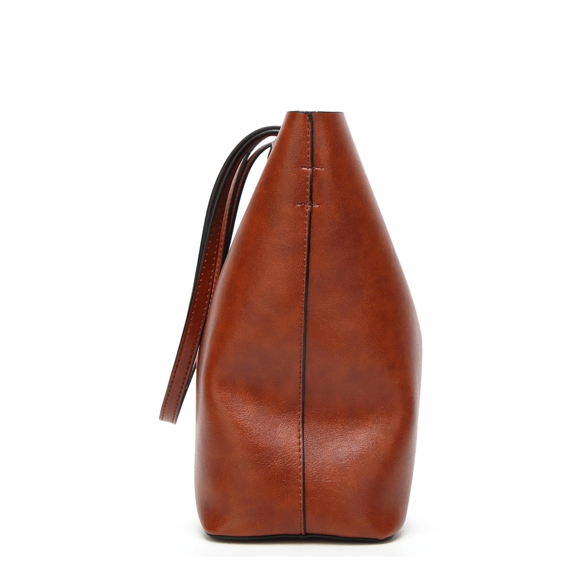 Tẩy lông Da xô túi Đơn Giản Đôi dây đeo túi xách shoulder bags Đối Với Phụ Nữ 2018 Tất Cả-Mục Đích Mua Sắm tote sac bolsa feminina