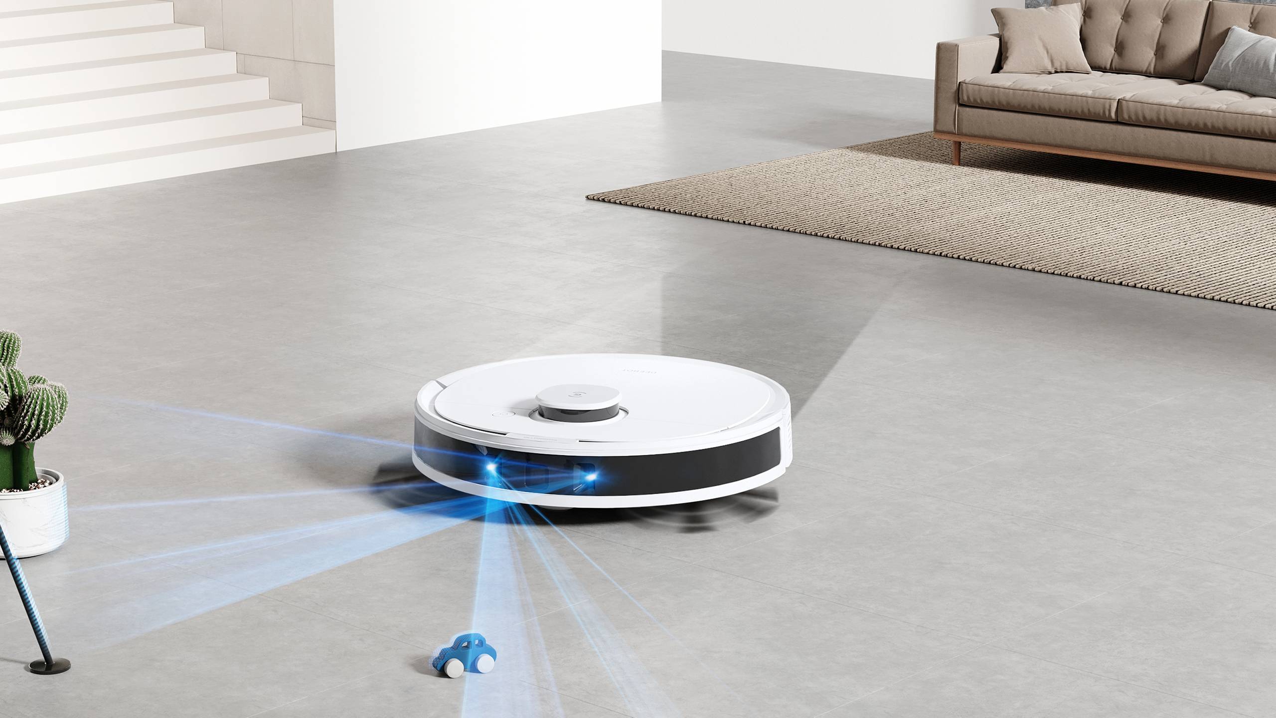 Robot hút bụi lau nhà thông minh Ecovacs Deebot N8 Pro - Hàng chính hãng