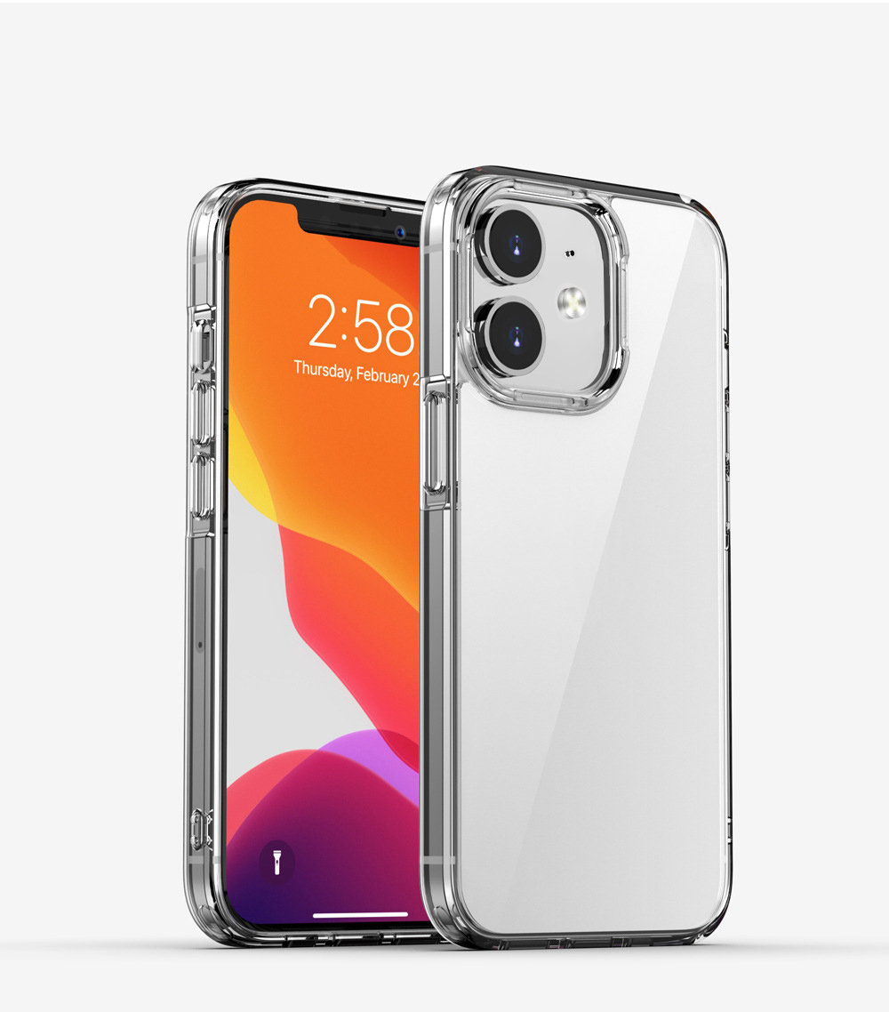 Ốp Lưng Dẻo Trong Phong Cách Mới Dành Cho Iphone 12 13 14 12 Pro 12 Pro Max 13 Pro 13 Pro Max 13 Mini 14 14 Max 14 Pro 14 Pro Max - Hàng Chính Hãng - Viền Trong Suốt - Iphone 12