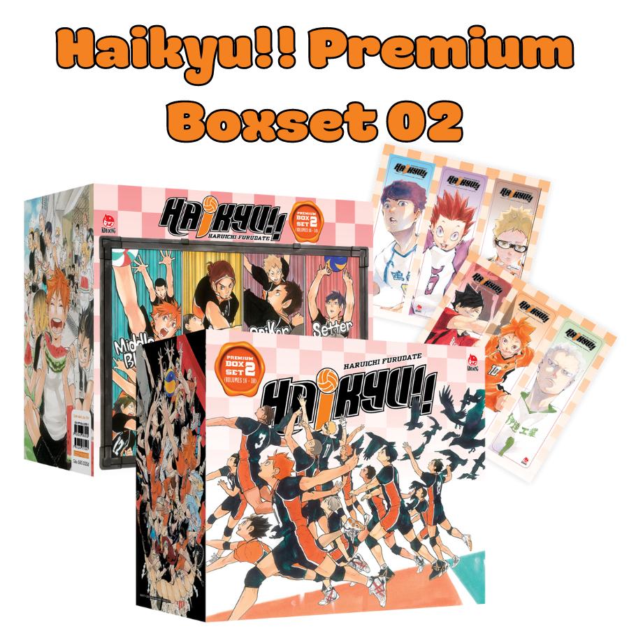 Haikyu!! Premium Boxset 2  Tặng Kèm 2 Set Bookmark PVC + 1 Hộp Bìa Áo Box - Bản Quyền