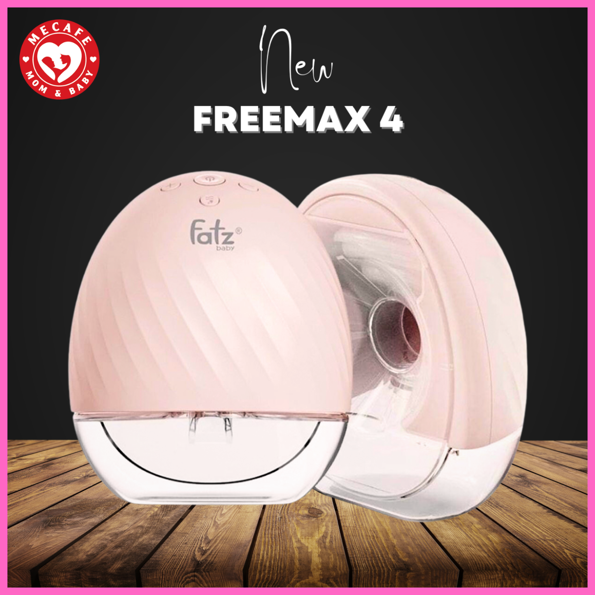 Máy hút sữa điện rảnh tay không dây Freemax 4 Fatzbaby (1 chiếc) tặng 10 túi trữ sữa sunmum mini