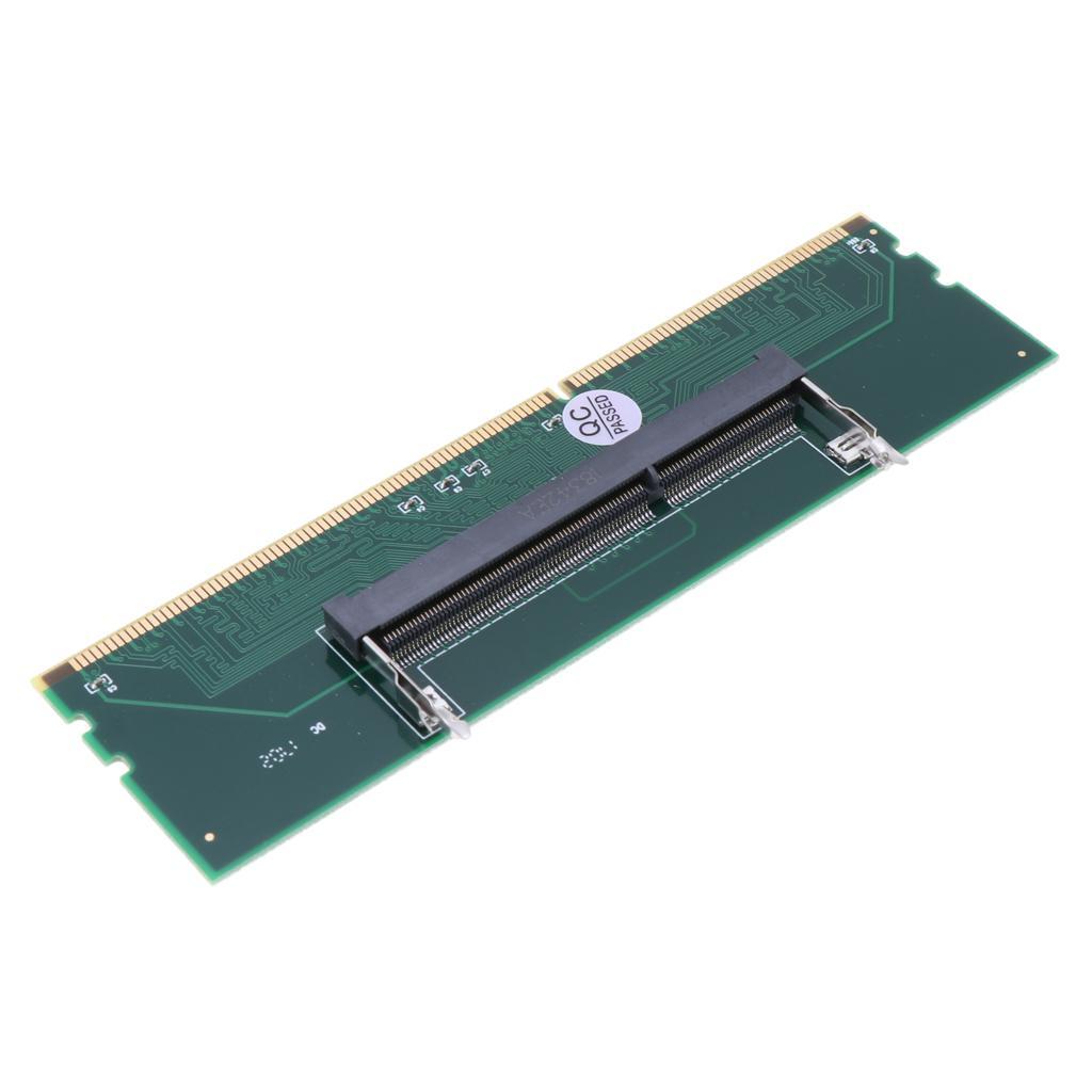 DDR3 Laptop SO-DIMM to Desktop DIMM Memory RAM Connector Desktop Adapter
