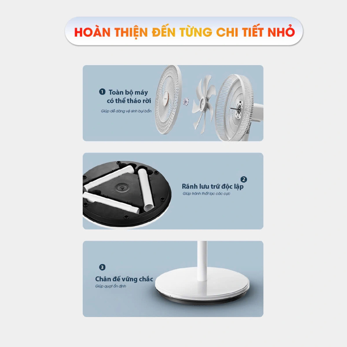 Quạt Cây Điều Khiển Từ Xa CREEN CR-FS2026 Quạt 7 Cánh, 40W Điều Chỉnh Linh Hoạt - Hàng Chính Hãng