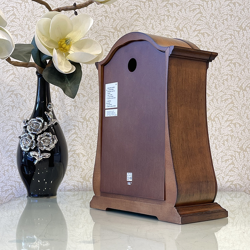 Đồng hồ để bàn hiệu RHYTHM - JAPAN CRH165NR06 Wooden Table Clocks