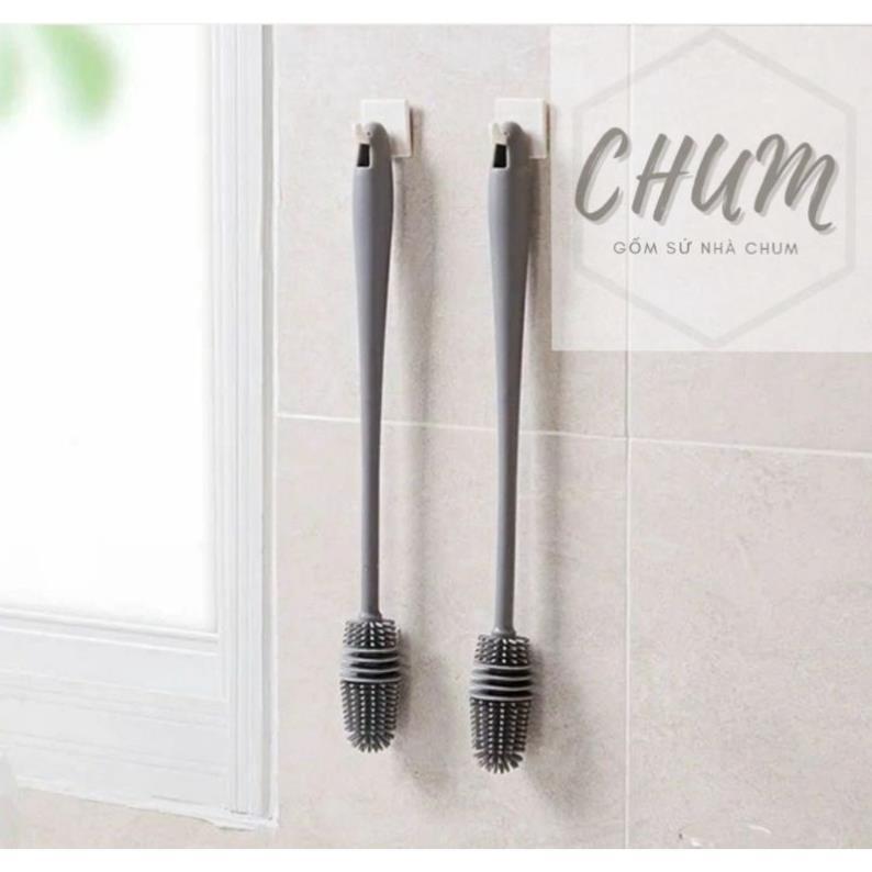 Cây cọ rửa cốc, chai lọ đa năng silicon
