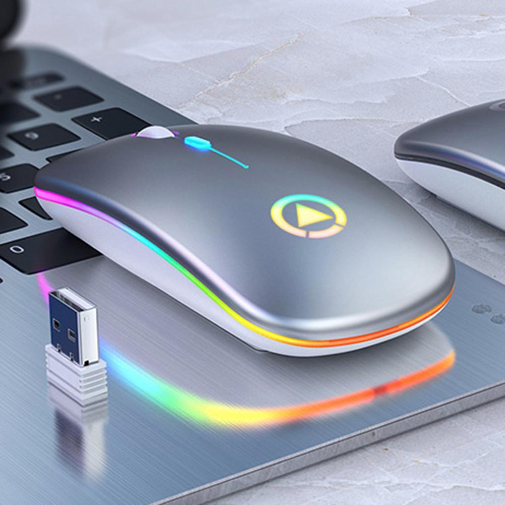 Chuột Máy Tính Không Dây Có Đèn Led