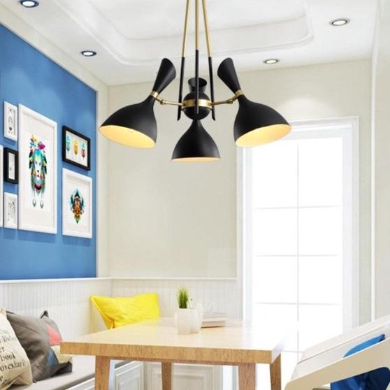 Đèn chùm EMILY phong cách Bắc Âu 3 tay hiện đại, cao cấp trang trí nhà cửa, quán cafe