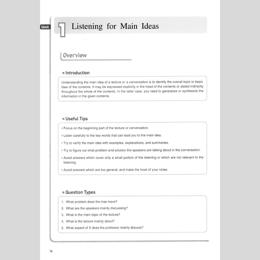 How To Master Skills For The TOEFL iBT Listening Basic (Kèm CD - Tái Bản 2017)