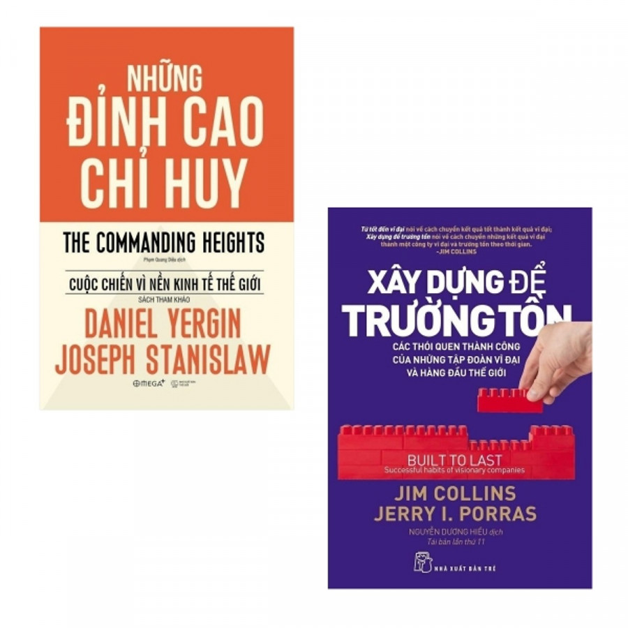 Combo sách quản trị hữu ích: Những Đỉnh Cao Chỉ Huy + Xây Dựng Để Trường Tồn