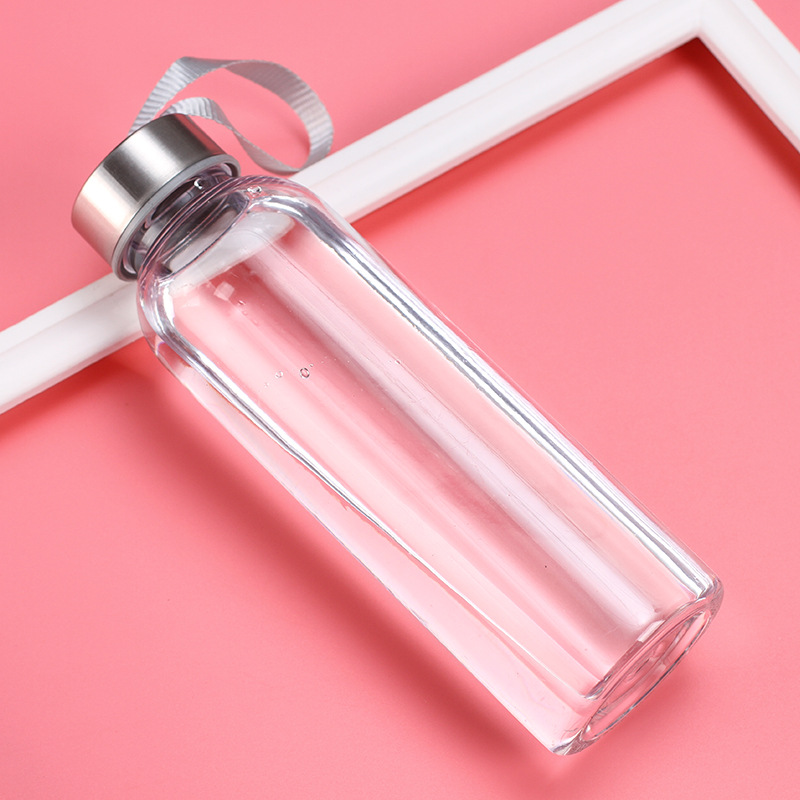 Bình Đựng Nước Trong Suốt Có Dây Xách 300ml