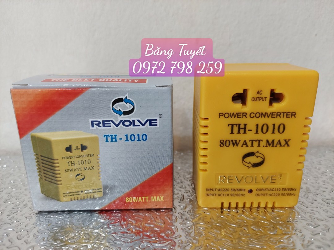 BIẾN ÁP ĐỔI NGUỒN TỪ 110V RA 220V VÀ TỪ 220V RA 110V 100W. Adapter đổi điện 110v ra 220v