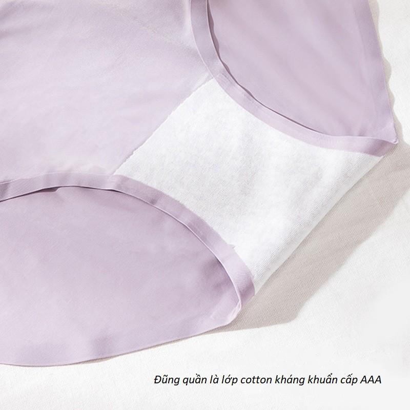 Quần Lót Nữ Băng Lụa Không Hằn Không Đường May Kháng Khuẩn Thoáng Khí P395