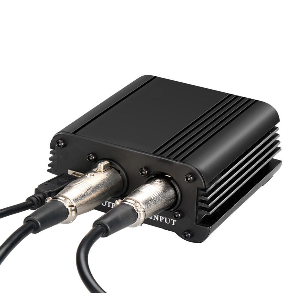 48V  Power Supply  for Condenser Microphone Recording Broadcasting