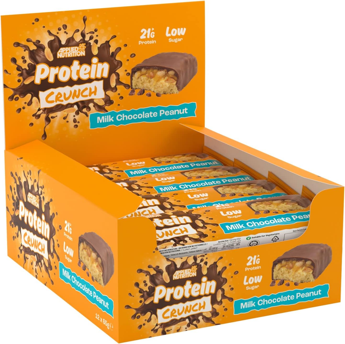 Thanh Protein Crunch Bar 62G Applied Nutrition - Bữa Ăn Dinh Dưỡng Thông Minh Bổ Sung Protein