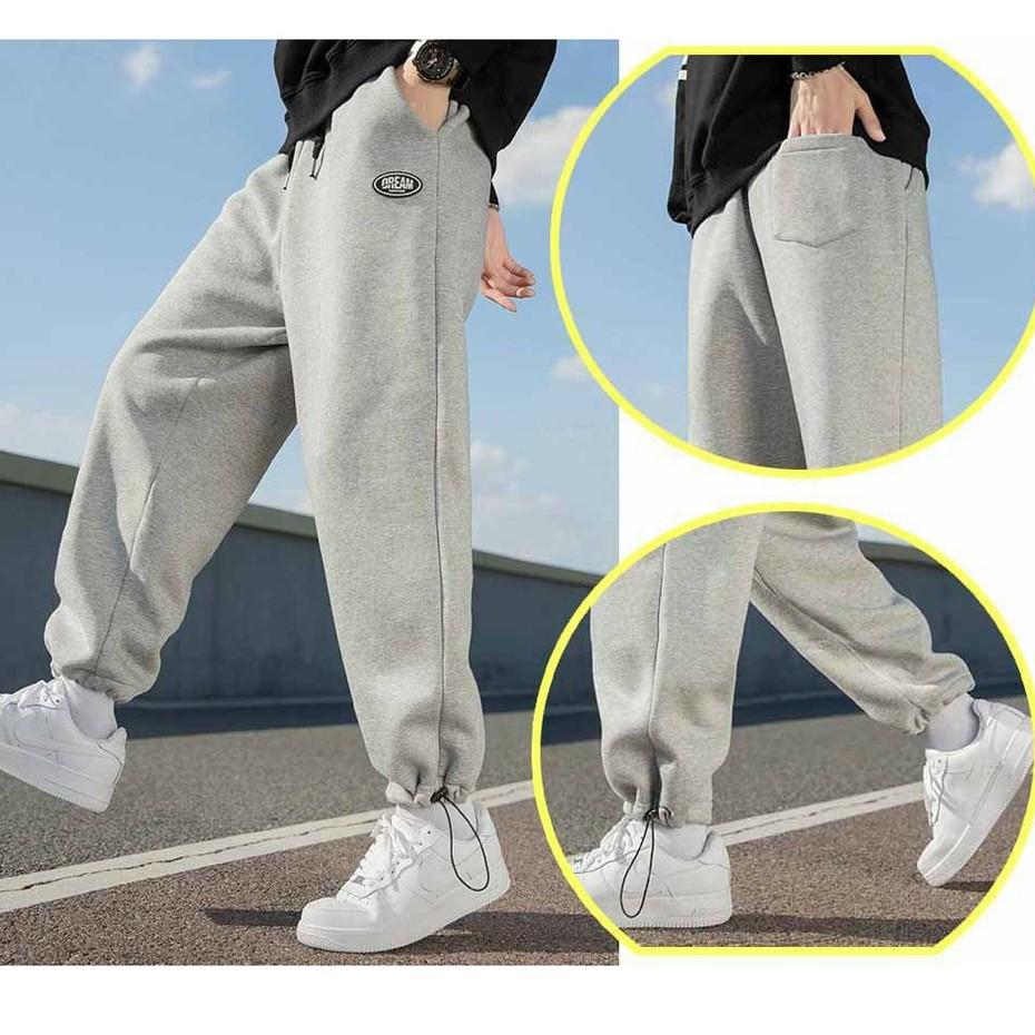 QUẦN JOGGER NỈ VẢI DÀY DẶN KÈM HÌNH THẬT
