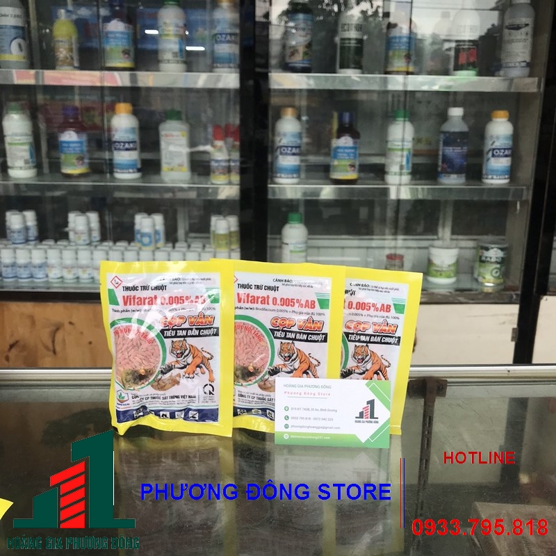 Thuốc diệt chuột dạng lúa Vifarat 0.005%AB _ 100G