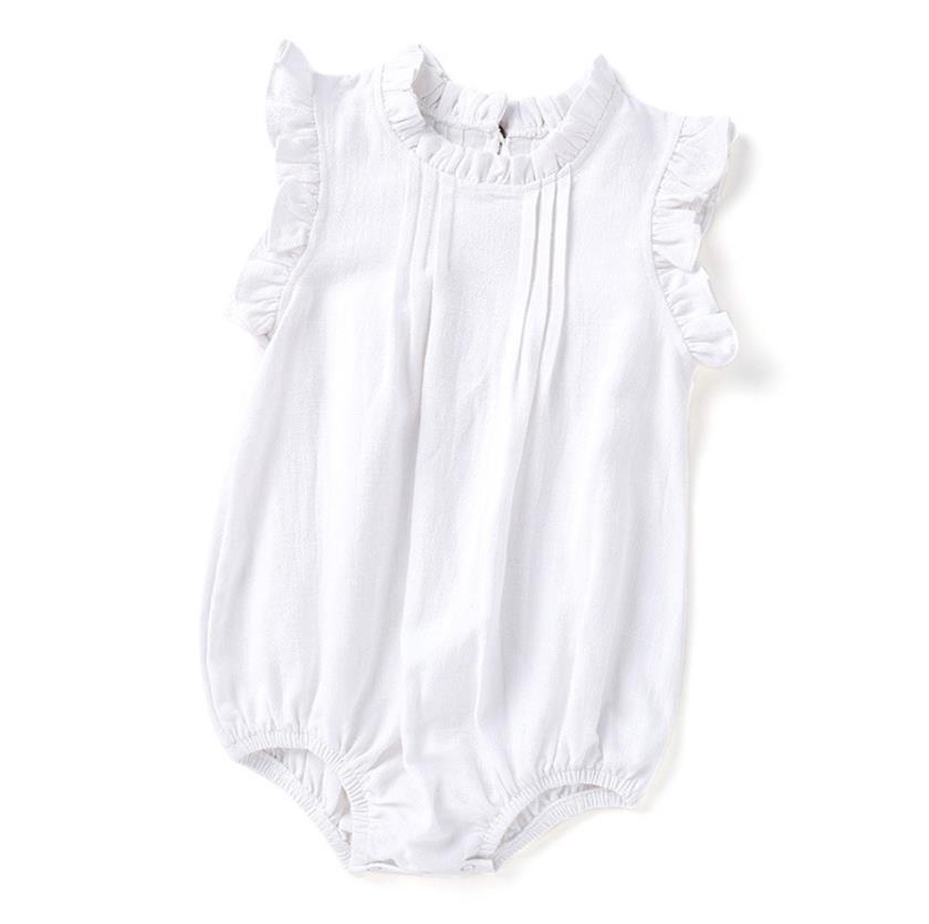 Trẻ Sơ Sinh Bé Trai Bé Gái Màu Nguyên Chất Rompers Quần Áo Mới 0-2Yrs Thu Xuân Trẻ Em Bé Trai Rộng Cho Rompers Quần Áo