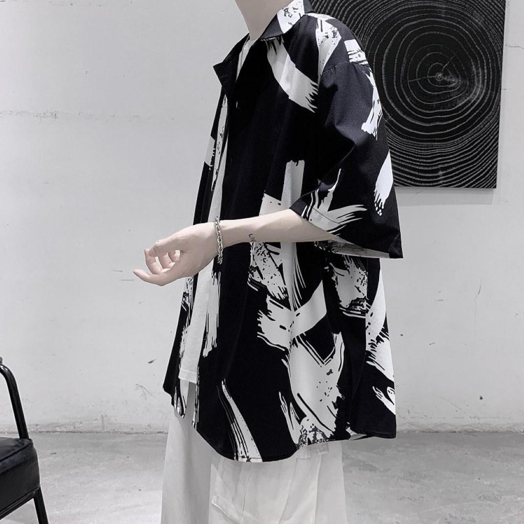 Áo Sơ mi from rộng tay lỡ unisex nam nữ , sơ mi nam nữ vải voan lụa mịn mát free size 40kg - 70kg