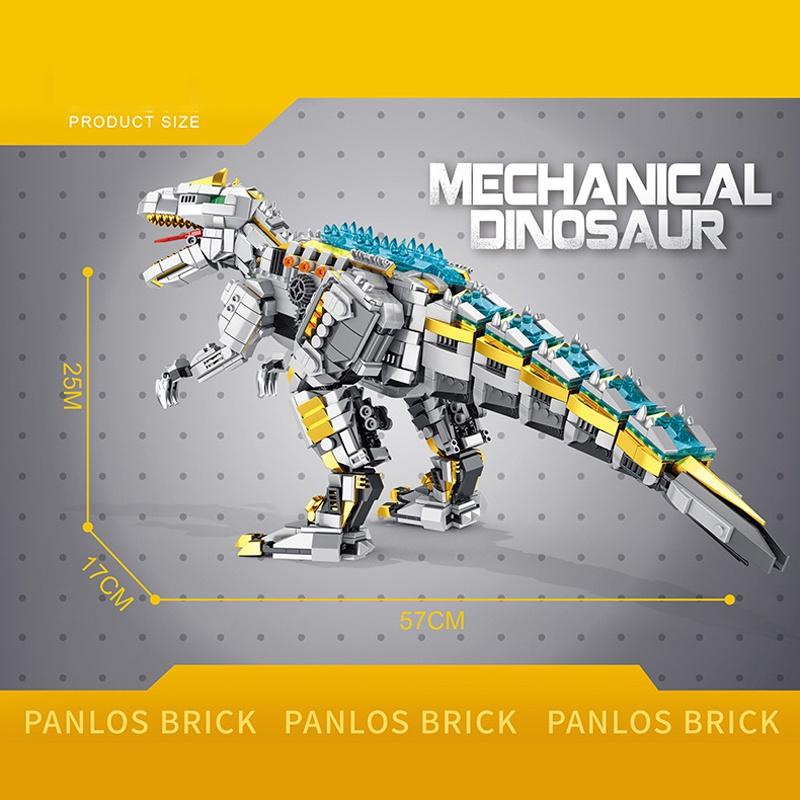 Đồ chơi Lắp ráp Khủng long Allasarus, Panlos 611015 Mechanic Dinosaur, Xếp hình thông minh, Mô hình Khủng Long