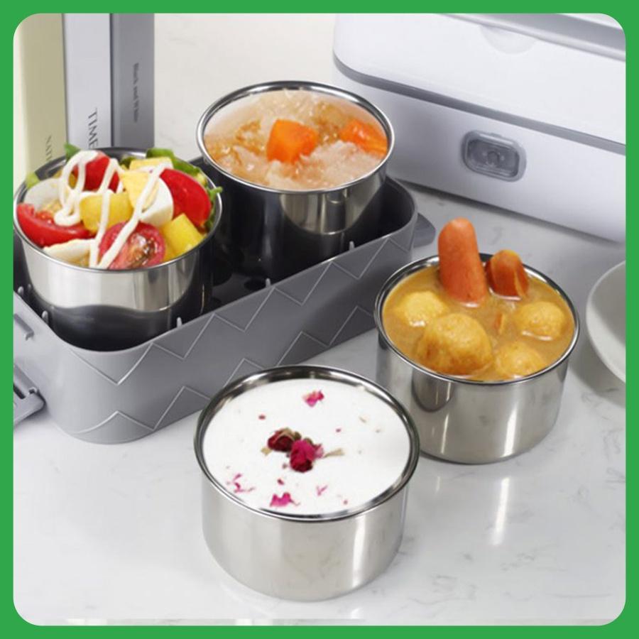Hộp Đựng Cơm Văn Phòng Cắm Điện SƯƠNG MAI Camen Chất Liệu Inox 304 Cách Nhiệt Tốt Thiết Kế Thông Minh Tiện Lợi