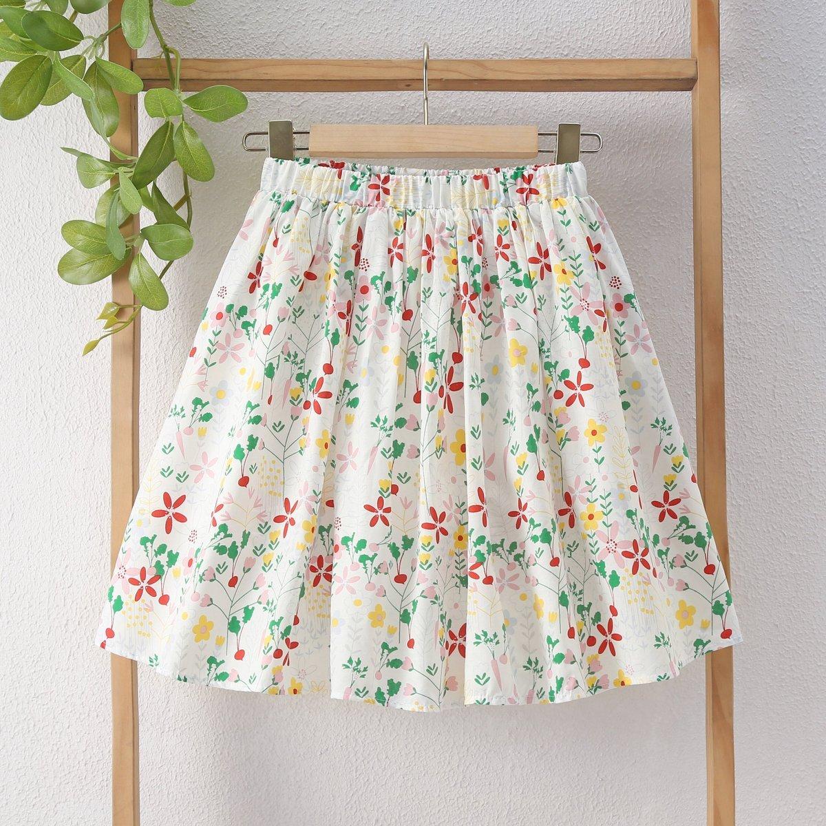 DIYIWEI Váy nửa người hoa cho bé gái 2023 Váy cotton chữ A cho bé trai mùa hè