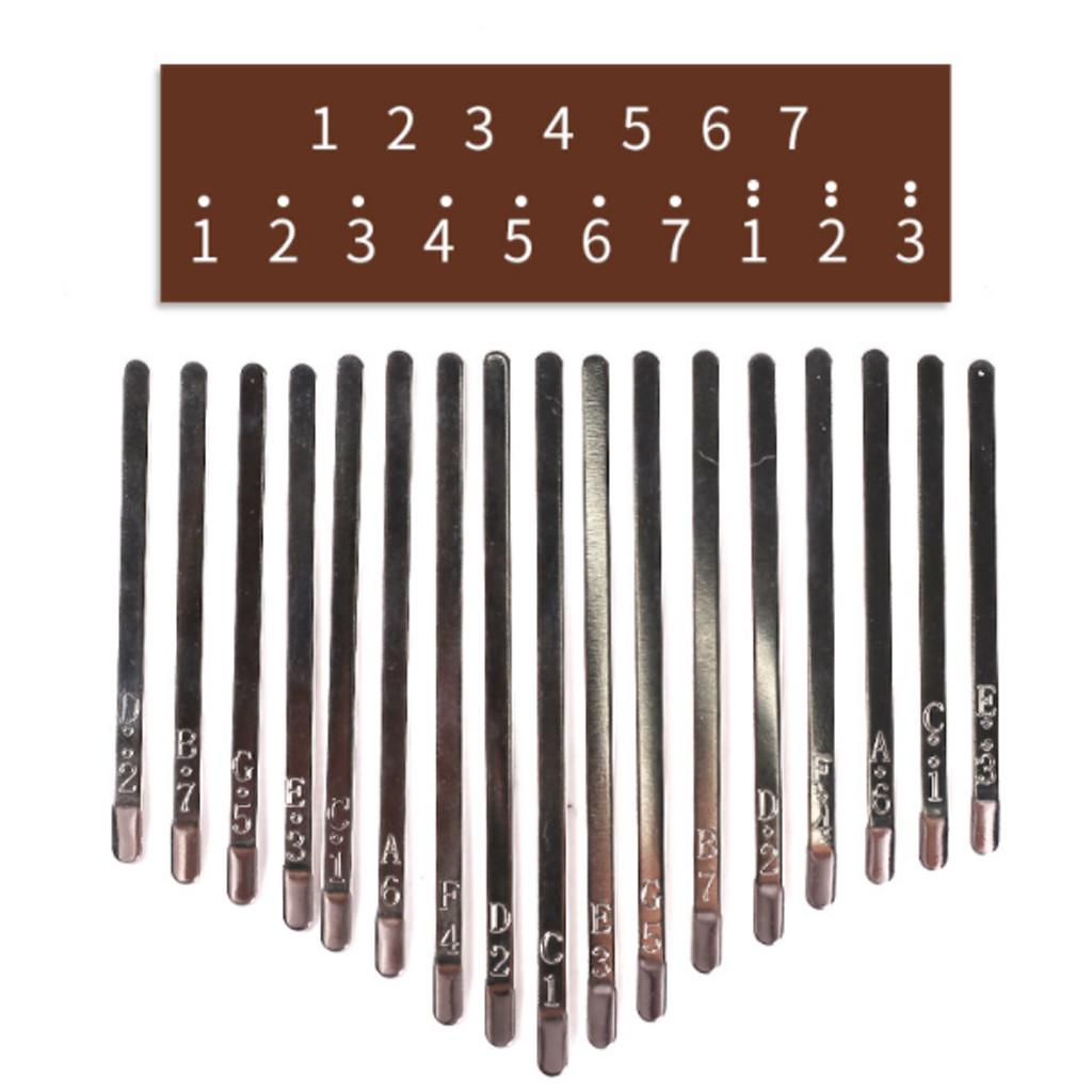 17 Key Kalimba DIY Accessory Thumb Piano - Keys+Bridge+Tuning Hammer