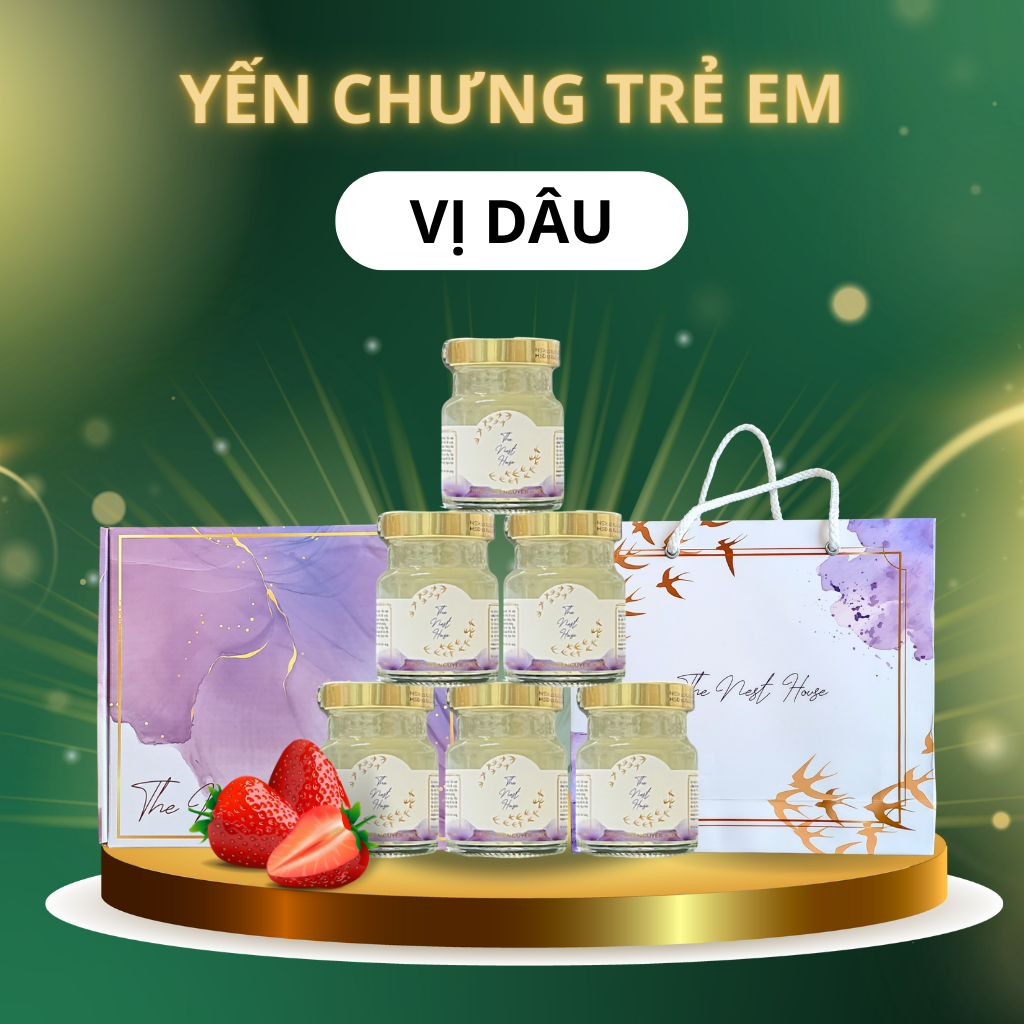 Nước Yến Trẻ Em - Yến Sào Hủ Cho Bé 1 Tuổi 70ml The Nest House