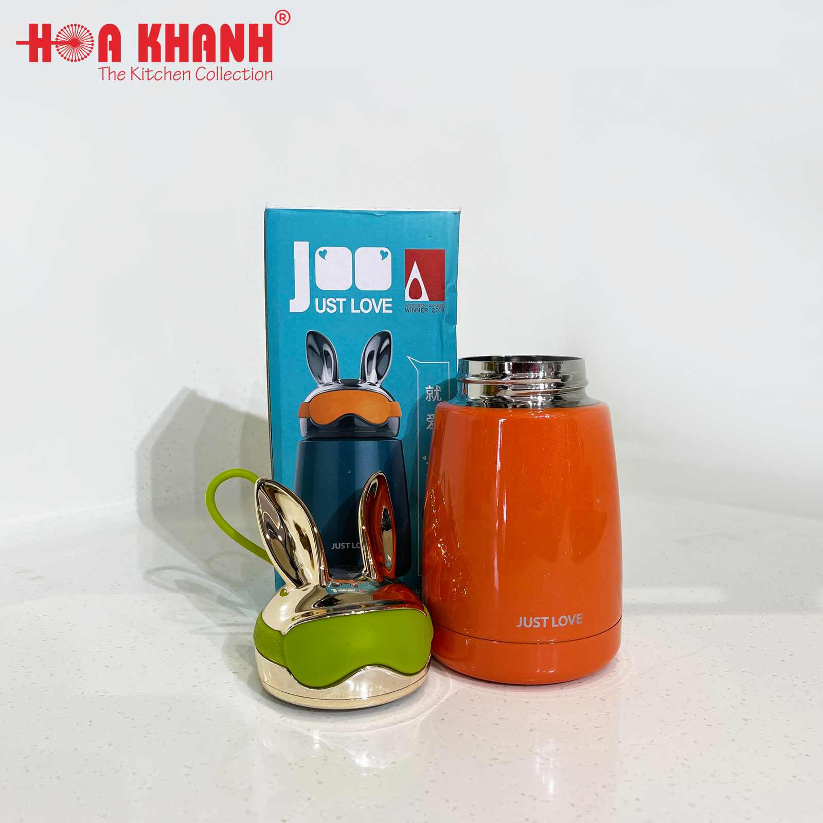 BÌNH GIỮ NHIỆT TAI THỎ 300ML - A06-BNT2351