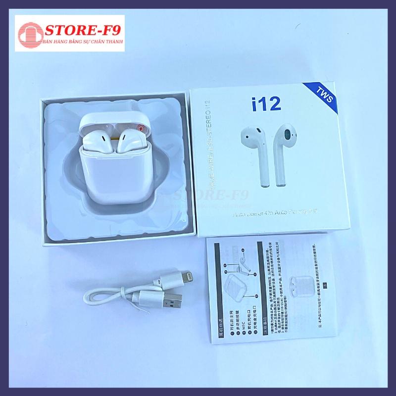 Tai Nghe Không Dây Bluetooth Cao Cấp Không Dây Mini I12 TWS tích hợp micro cho IPhone/Android