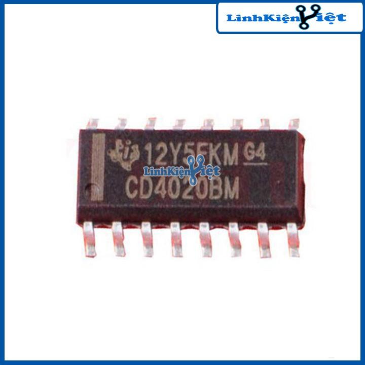 IC CD4020 hai loại chân cắm, chân dán