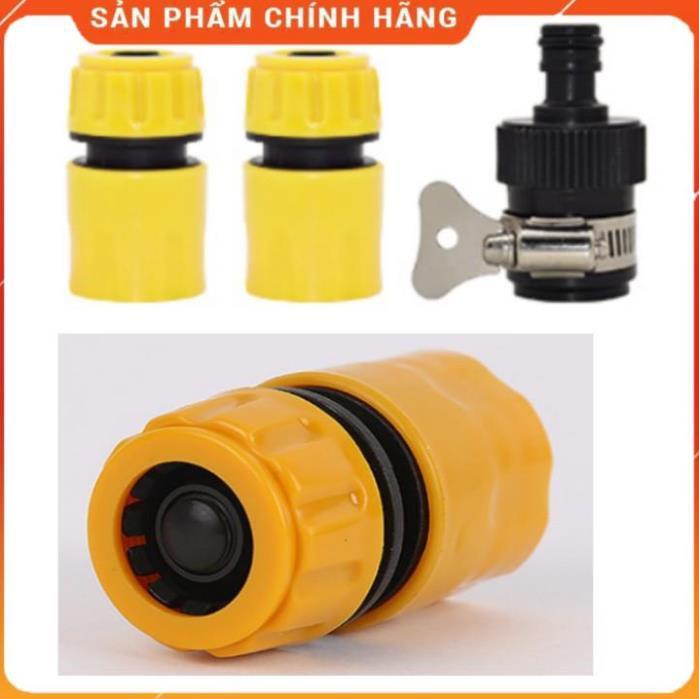 Bộ dây vòi xịt nước rửa xe,tưới cây ,tăng áp 3 lần,loại 3m,5m 206701-3 đầu đồng,cút,nối nhựa đ+ túi đựng bút