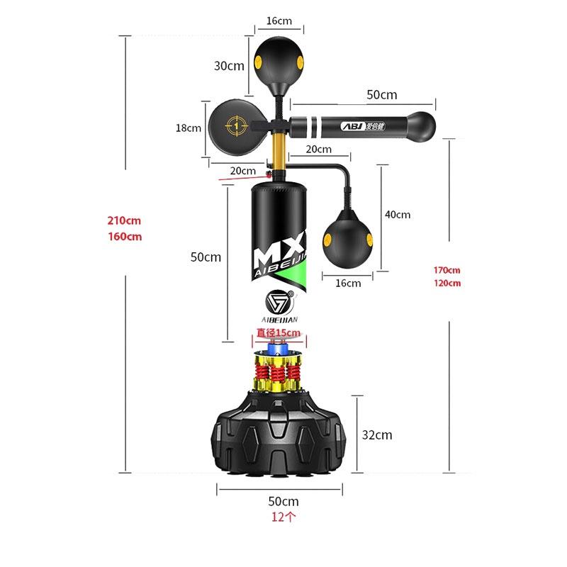 PTS_Trụ boxing đấm đá đa năng người lớn ABJ 40025