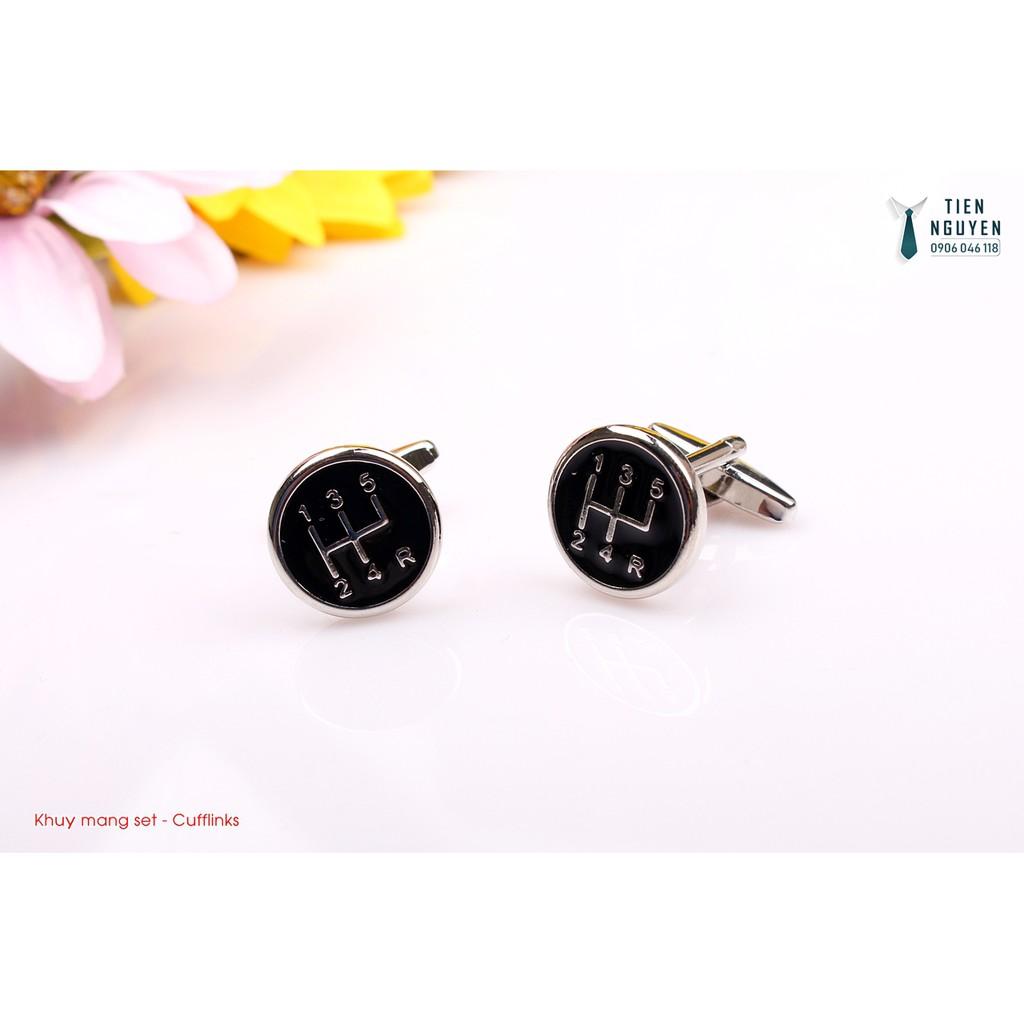 Khuy măng sét - Cufflinks Cần số xe hơi