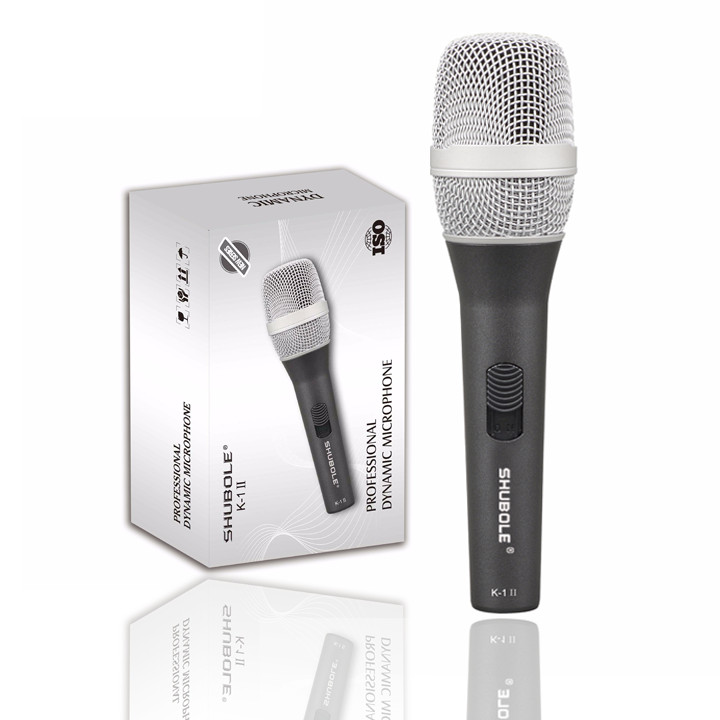 Micro Có Dây karaoke Shubole K-1II (1 Mic) Chuyên Dụng Cho Loa Kéo, Amply - Hát Cực Nhẹ - Hàng Chính Hãng