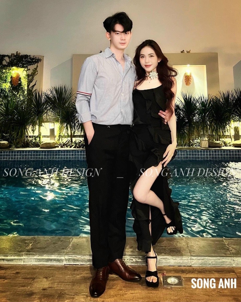 Đầm 2 dây tầng phối voan