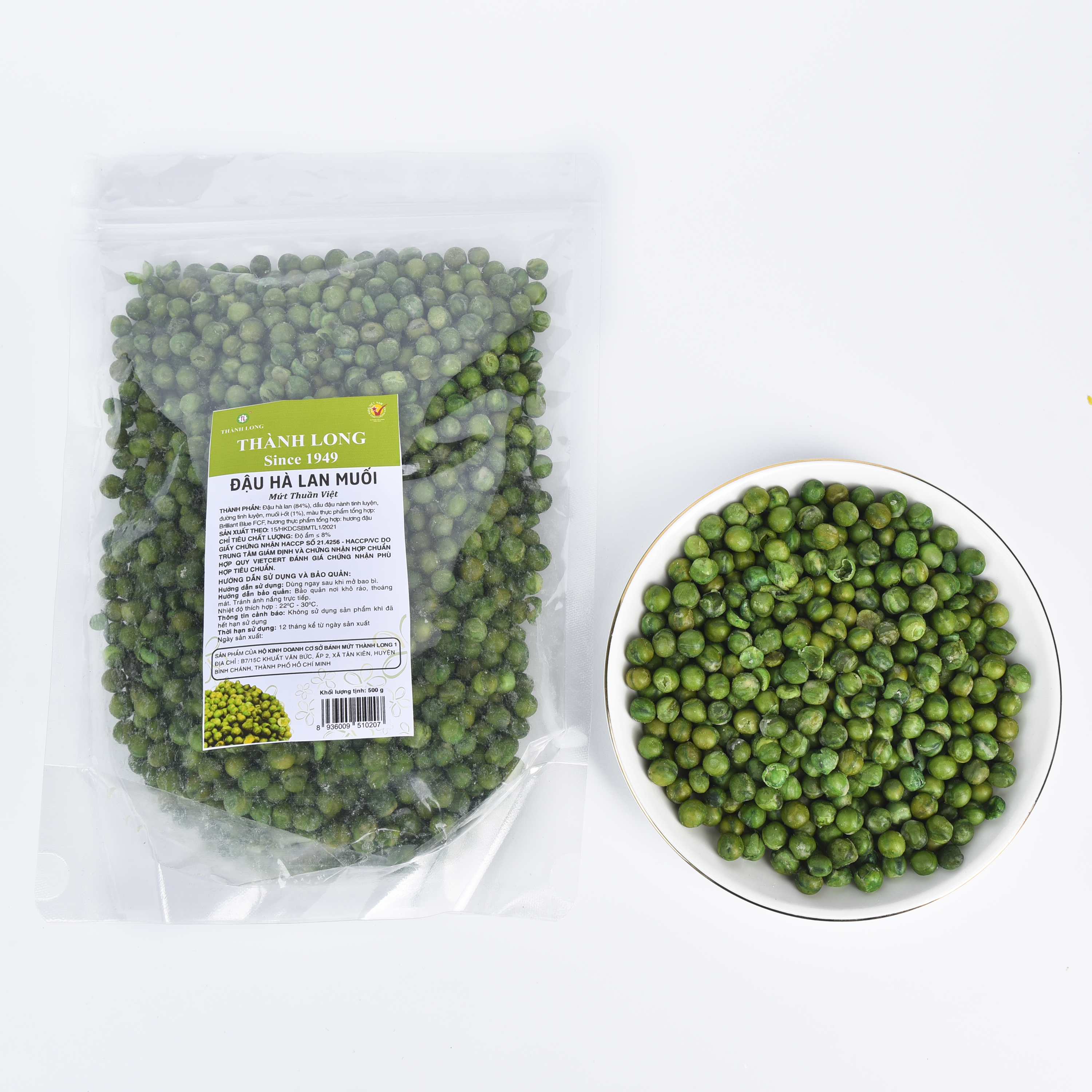ĐẬU HÀ LAN MUỐI THÀNH LONG 500G - VIỆT NAM