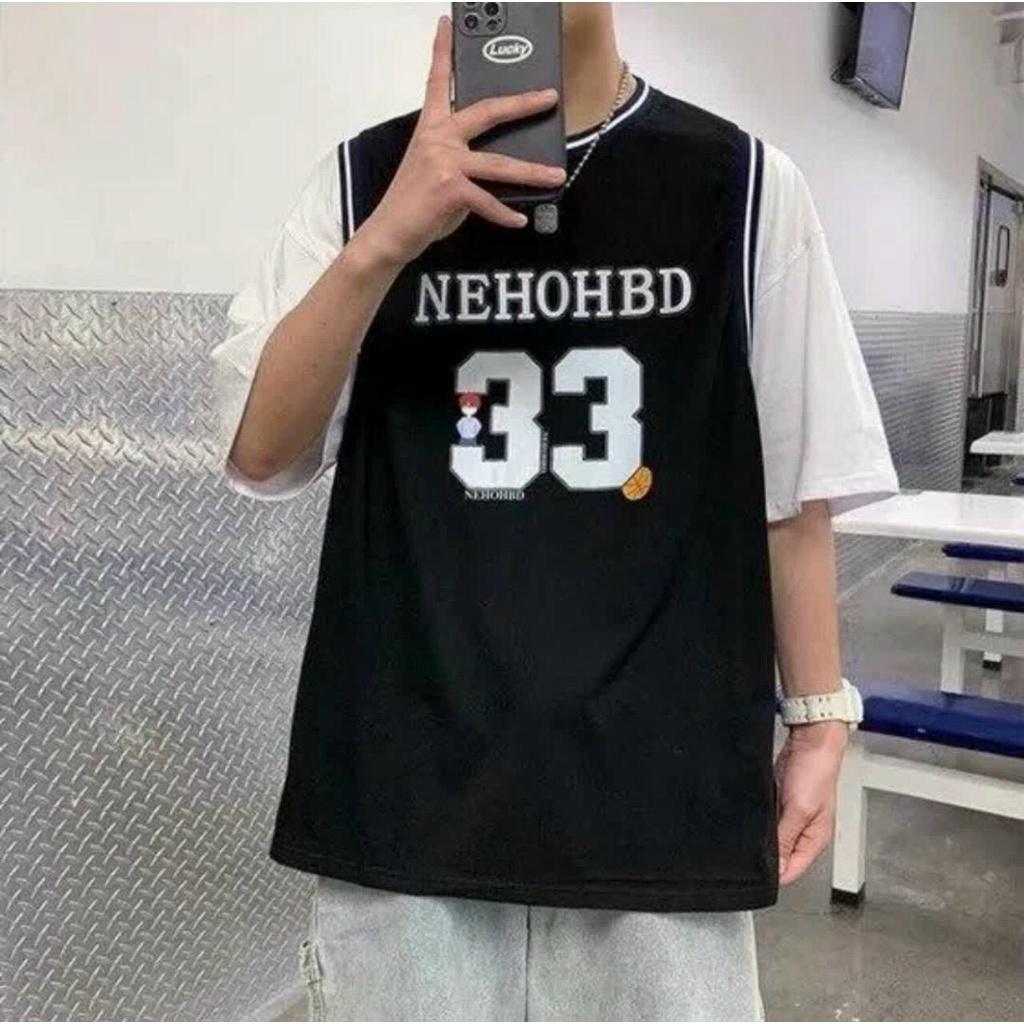 Áo thun Unisex nam nữ freesize phối số