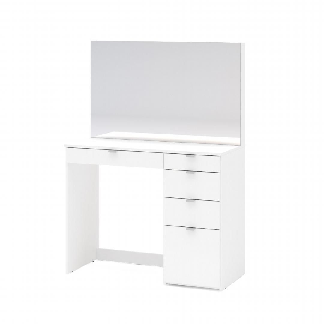 Bàn trang điểm gỗ hiện đại SMLIFE Martin | Gỗ MDF dày 17mm chống ẩm | D100xR45xC140cm